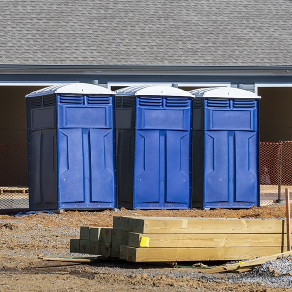 are there any restrictions on what items can be disposed of in the porta potties in Sugar Tree